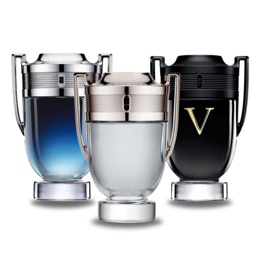 Combo promozionale di 3 profumi Paco Rabanne INVICTUS LEGEND, INVICTUS y INVICTUS VICTORY 100ml